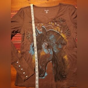 New w/tags Wrangler horse top sz Large (adult size Medium)